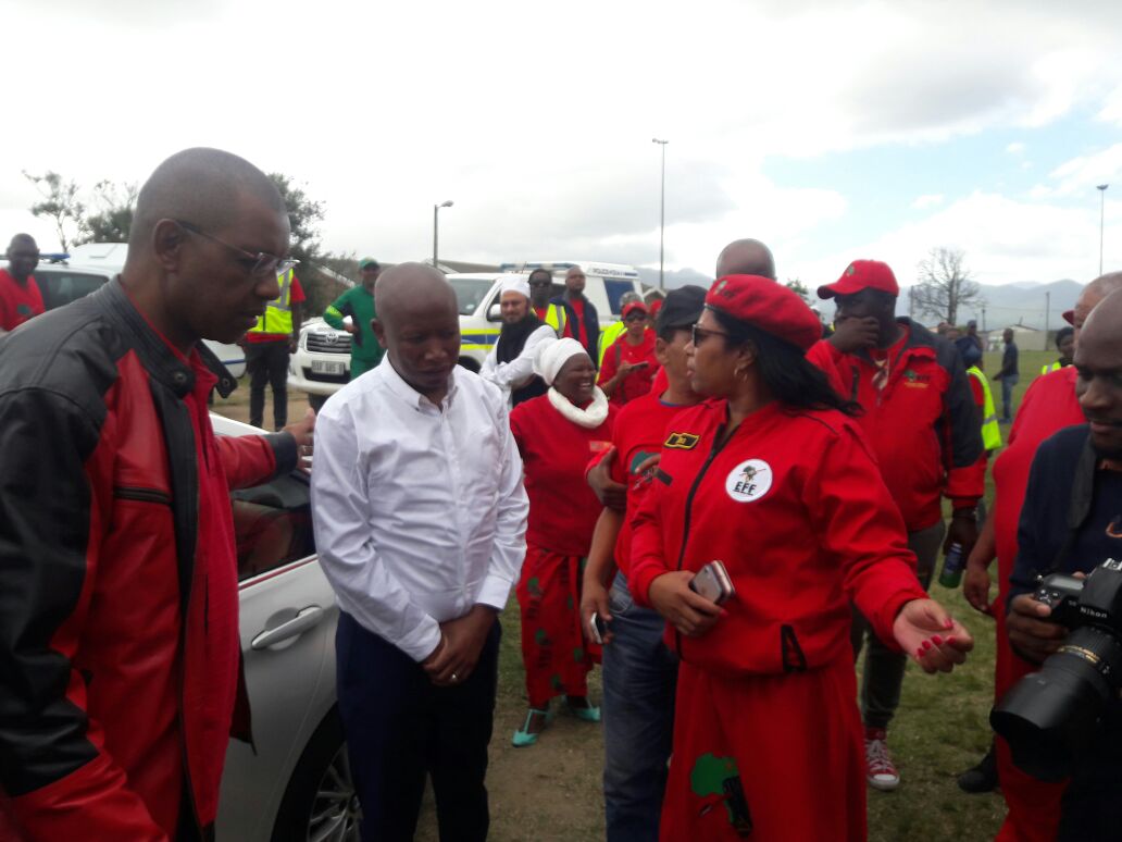 Crowd Waits For Julius Malema George Herald