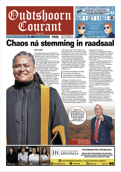 Oudtshoorn Courant 6 Augustus 2026