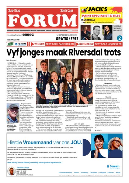 Suid-Kaap Forum 7 Augustus 2026