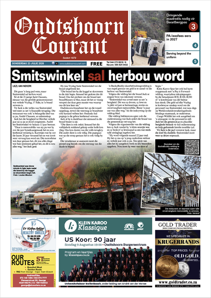 Oudtshoorn Courant 22 July 2026