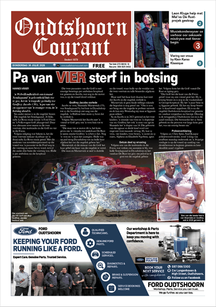 Oudtshoorn Courant 30 July 2026