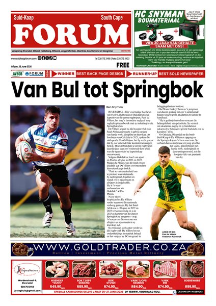Suid-Kaap Forum 26 Junie 2026