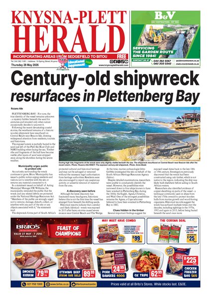 Knysna Plett Herald 28 May 2026