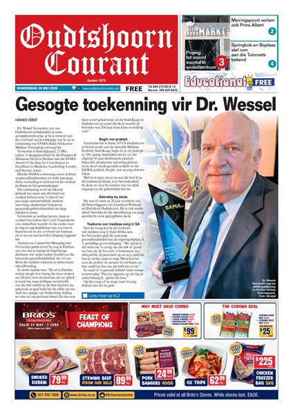 Oudtshoorn Courant 28 May 2026