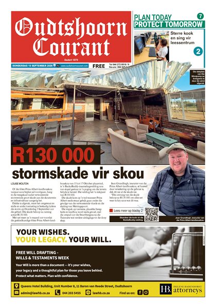 Oudtshoorn Courant 9 September 2026 