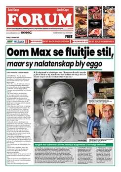 Suid-Kaap Forum 16 Oktober 2025