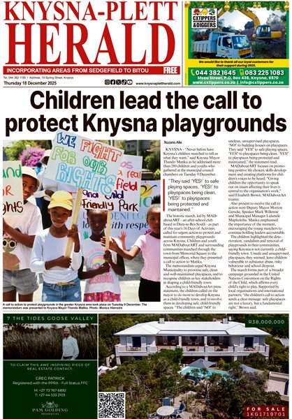 Knysna-Plett Herald 18 December 2025