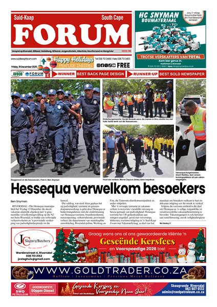Suid-Kaap Forum 19 Desember 2025