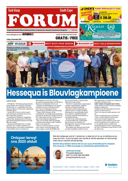 Suid-Kaap Forum 5 December 2025