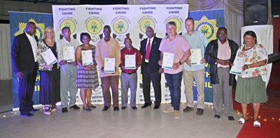 Crime busters thanked and honoured in George