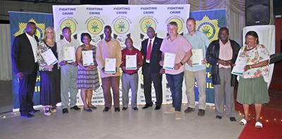 Crime busters thanked and honoured in George