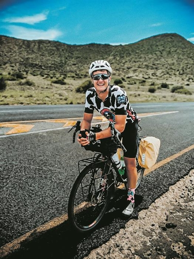 Andru se kankertrap neem hom deur die Tuinroete