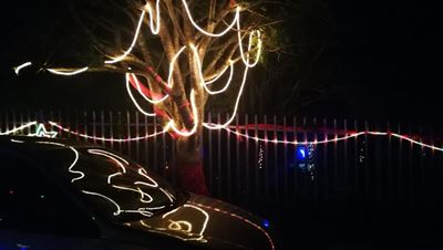 Festive lights and Christmas magic
