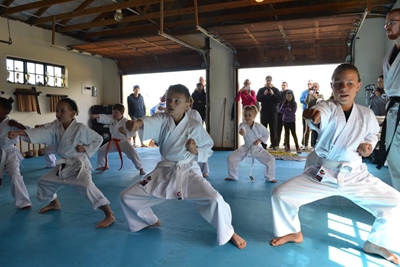 Juniors grade at Wessel's Martial Arts Academy