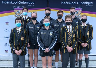 Kwagga-muurbalspelers na SA Plattelandtoernooi