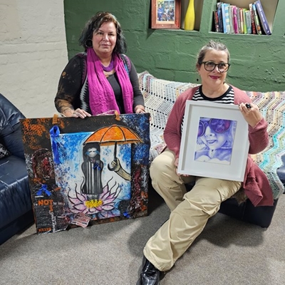 Art exhibit shining light on human trafficking