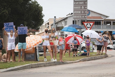 All underdressed and nowhere to go