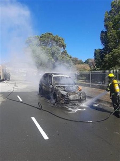 Twee motors uitgebrand