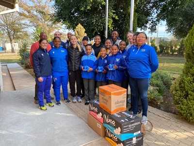 Garden Route Badgers conduct sanitary pad run