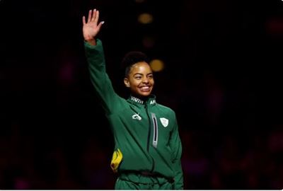 Gymnastics in South Africa is on the rise says Flag Bearer Caitlin Rooskrantz