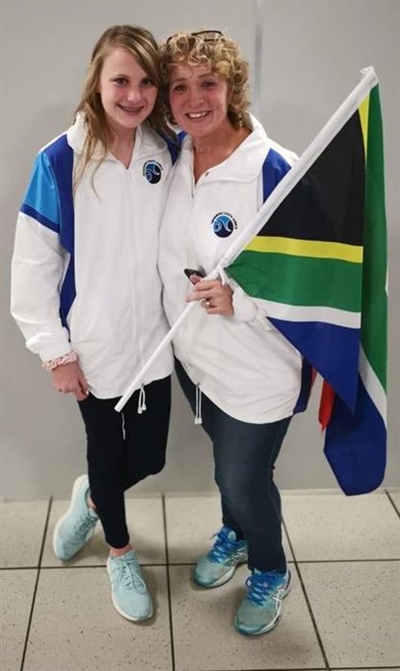 Tammy swims the Slovenian seas for medals