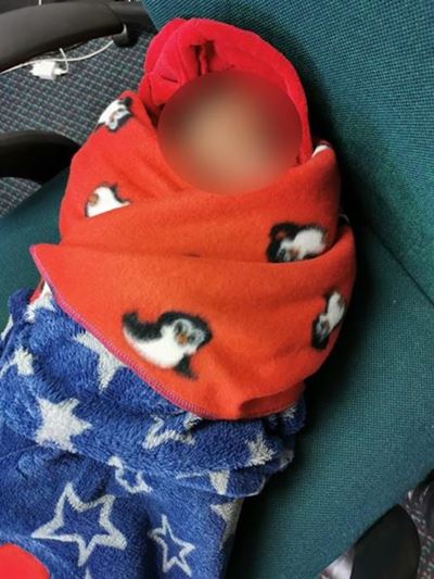 Baby found abandoned