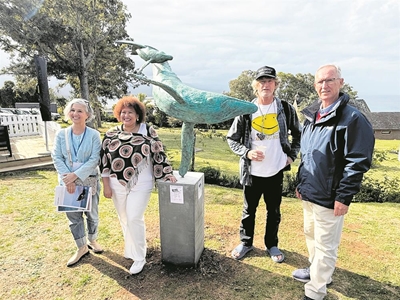 Sculpture highlights opening of ocean festival