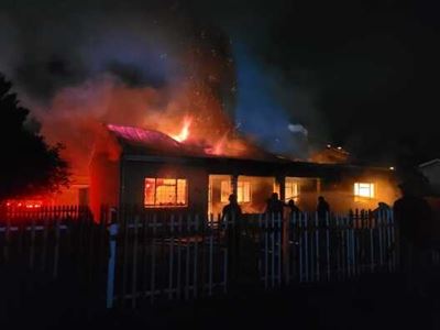 House destroyed in fire