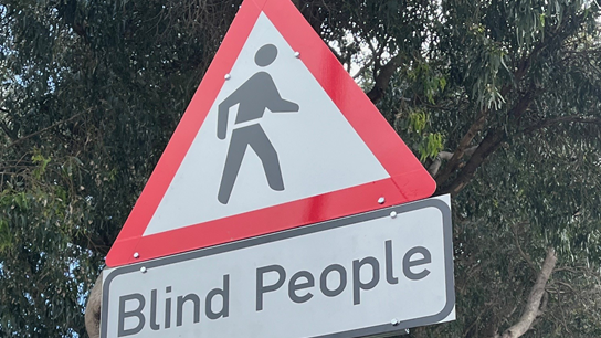 Minister Sileku unveils inclusive pedestrian safety signage for the visually impaired