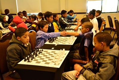 Children enjoy Moves for Life chess tournament