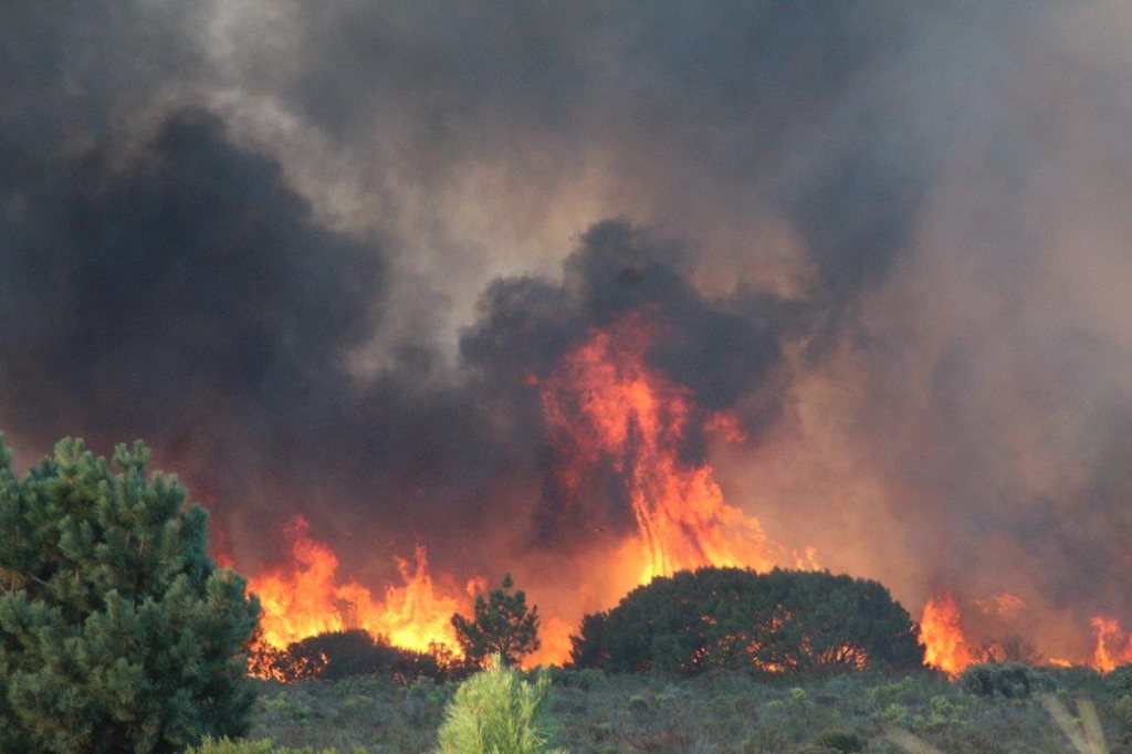 Brand by Hectorskraal geblus