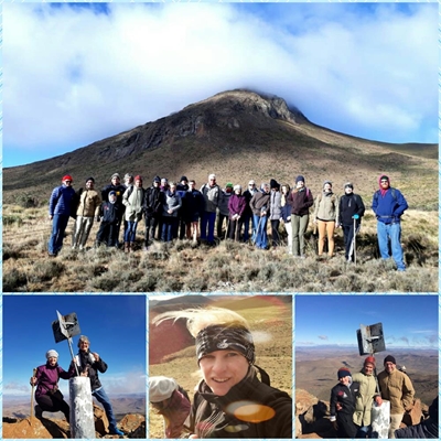 Moutain ascended in testing conditions
