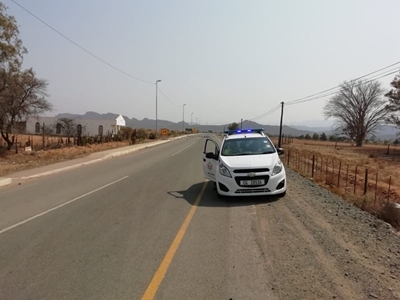 Road construction workers on strike