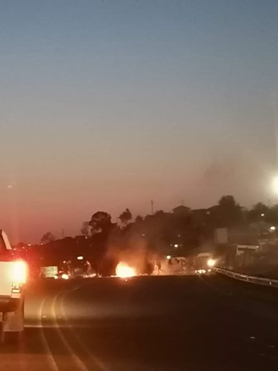 N2 closed due to protests