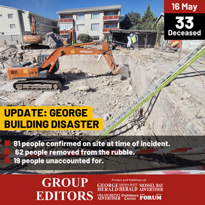 Building collapse: 235 hours and no change in figures