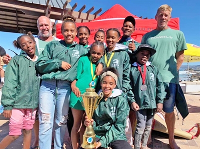 Young surfers riding high on the wave of success