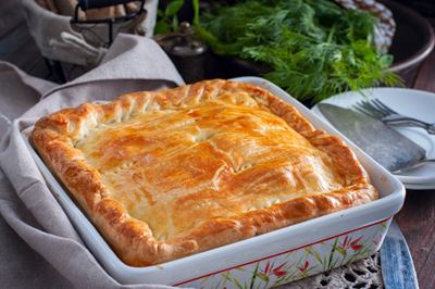 Recipe of the day: Quick chicken mushroom pie