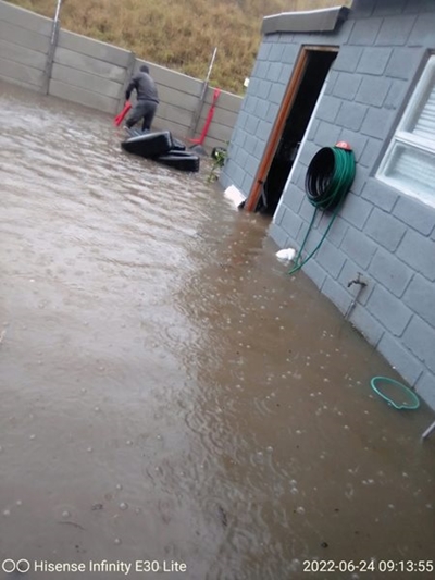 Reports of flooding in parts of George