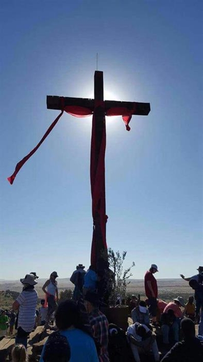 Mossel Bay residents pray in Bloemfontein