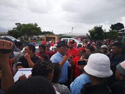 Opvolg: Protesaksie in New Dawn Park