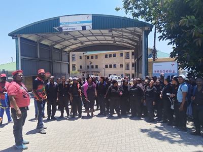 Security officers strike over payment issues