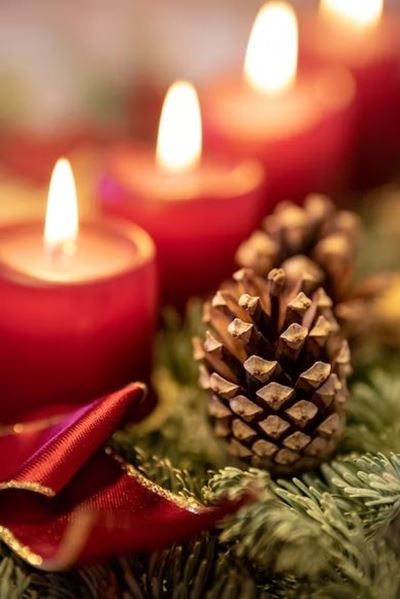 Carols by candlelight in Blanco