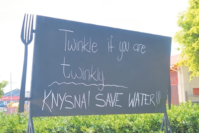 Chalkboard creator signs off