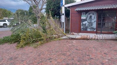 Inclement weather and emergency incidents in George