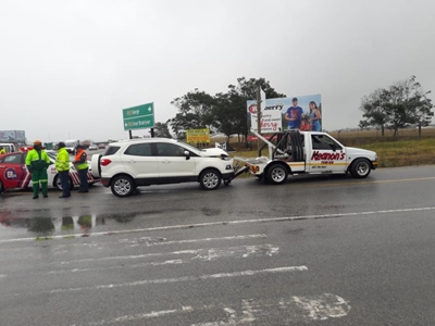 Accident at airport crossing