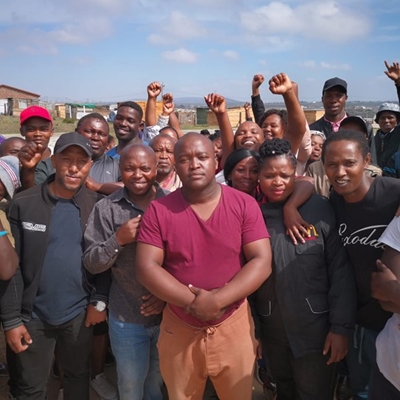 Protest action proceeds peacefully