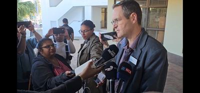 Mediclinic manager addresses media 