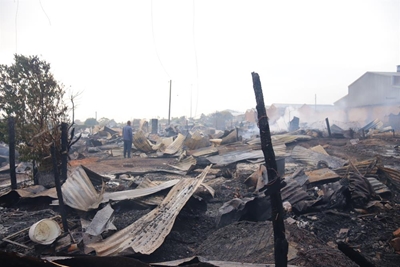 Second fire in Bossiesgif detroys 20 homes