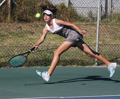 Tennis talent at Eden Mini tennis tournament