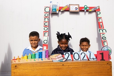 Grade 1s take on the new world